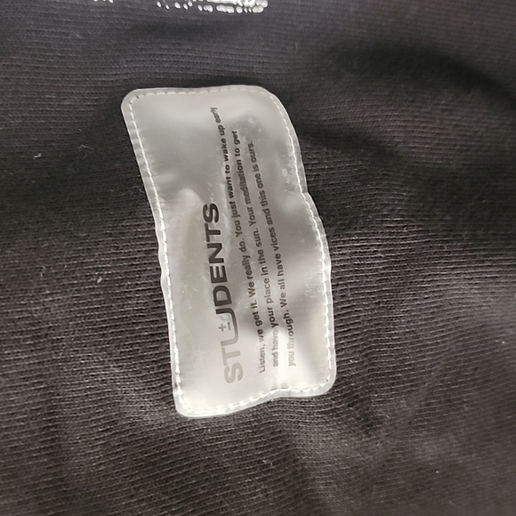 STUDENTS GOLF "Death Do Us Part" Crewneck in Black Men's XL NWT - Picture 7 of 12